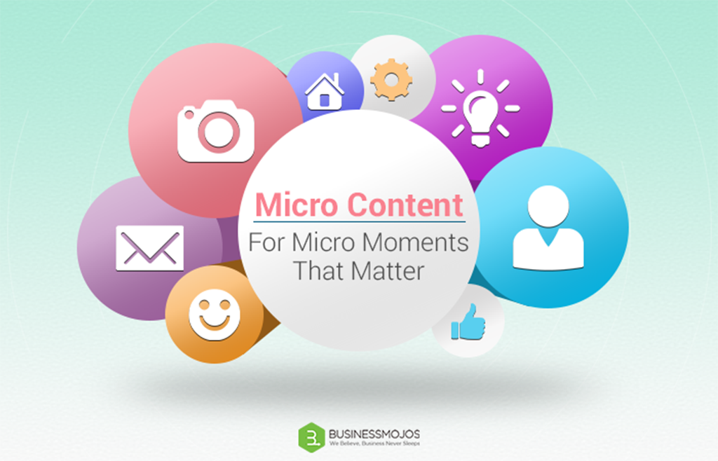 MICRO CONTENT FOR MICRO MOMENTS THAT MATTER